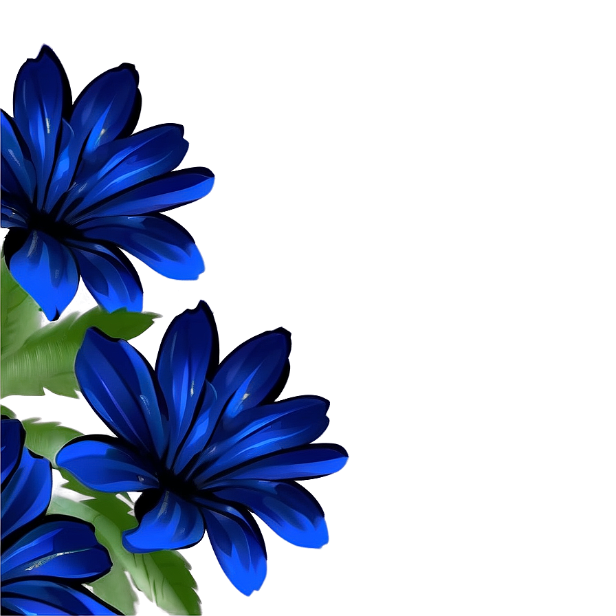 Blue Flower Background Png Isr