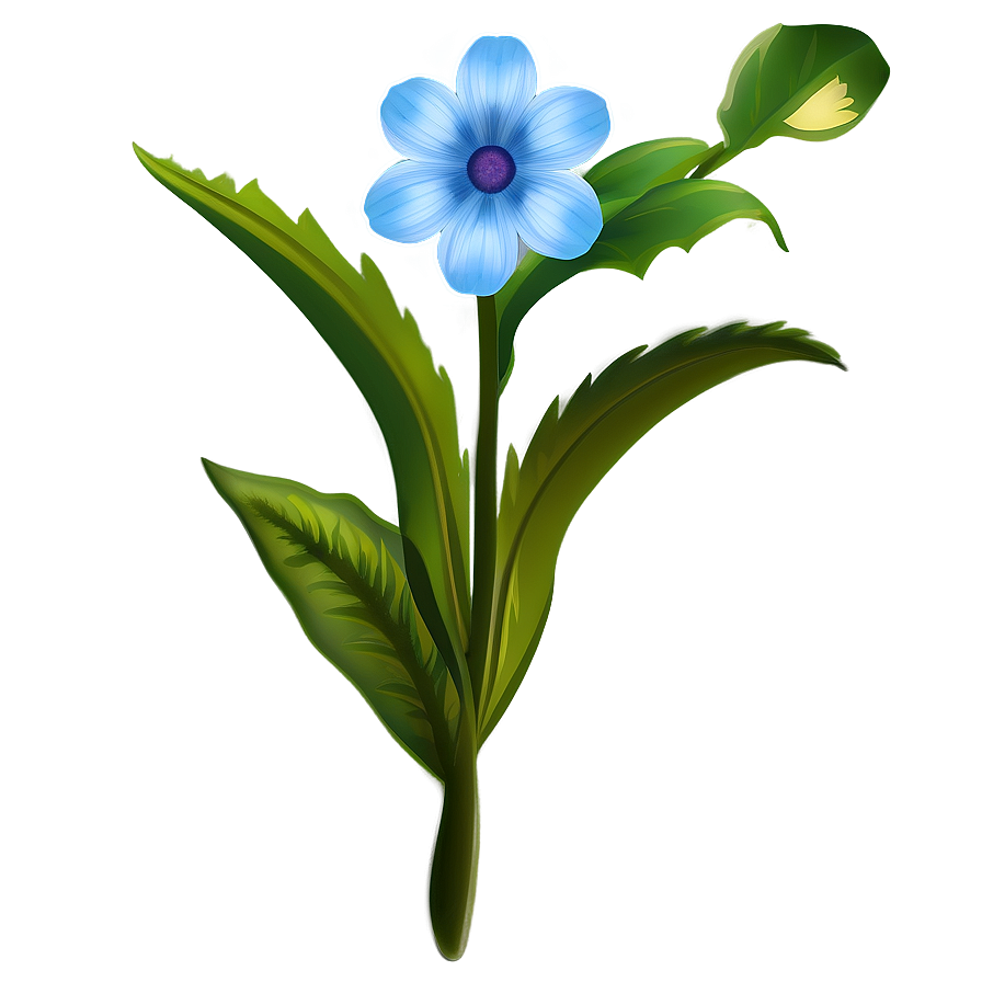 Blue Flower Bloom Png Amb19