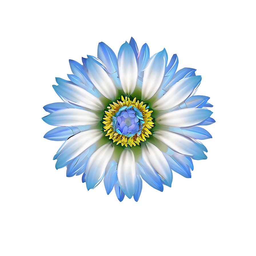 Blue Flower Pattern Png Dsm41