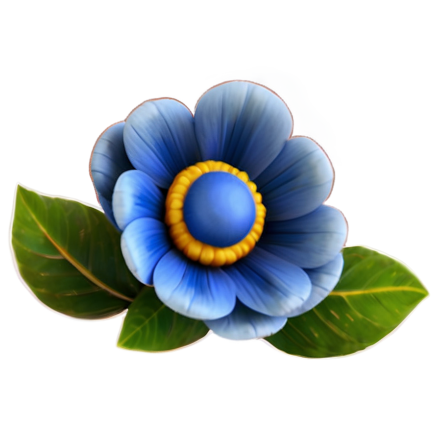 Blue Flower Symbol Png Kmn