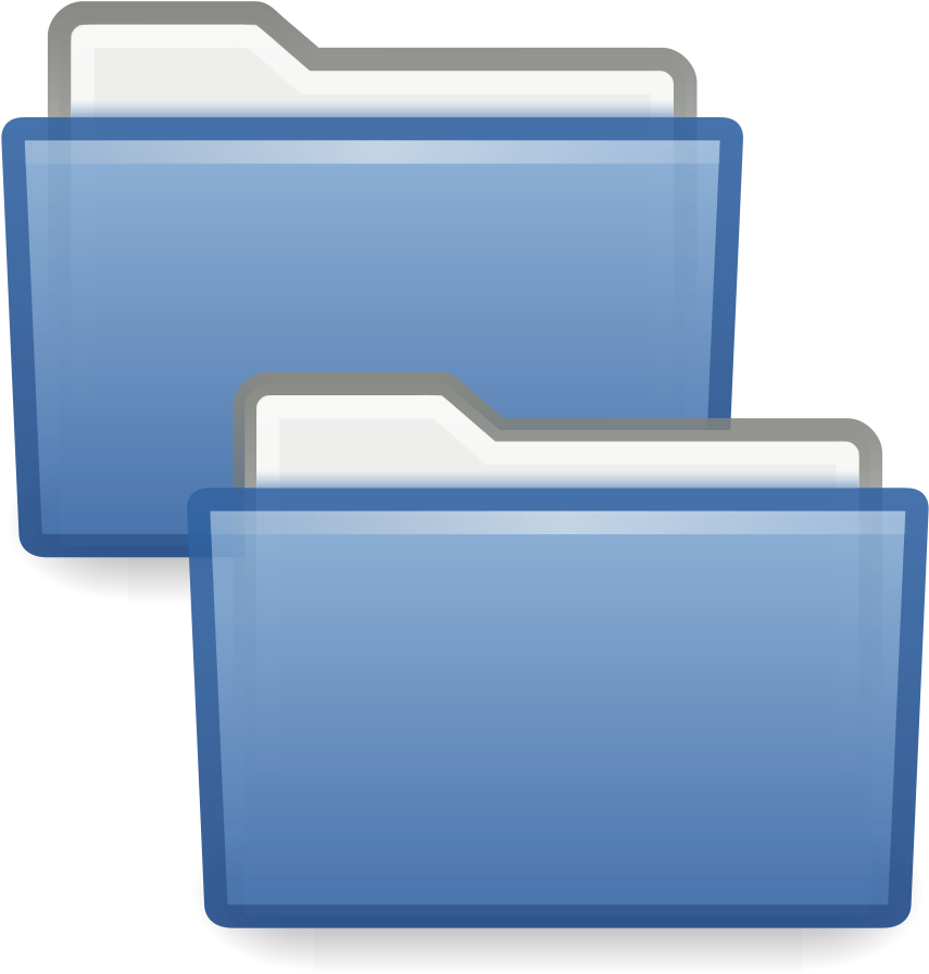 Blue Folder Icons