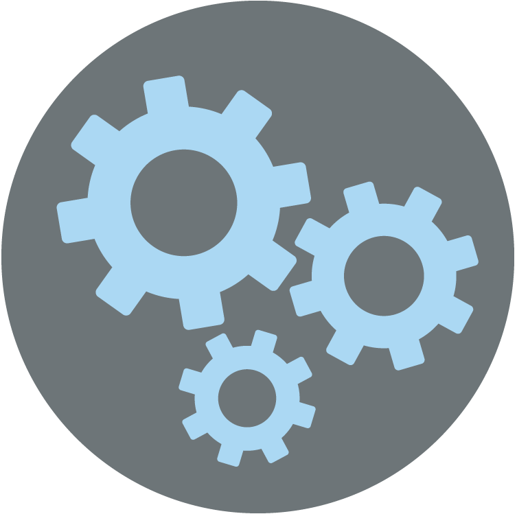 Lightbulb With Gear Icon , Png Download - Gear, Transparent Png PNG with transparent background