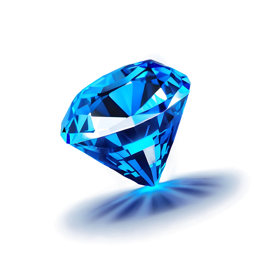 Blue Glow Diamond Png Cgu70