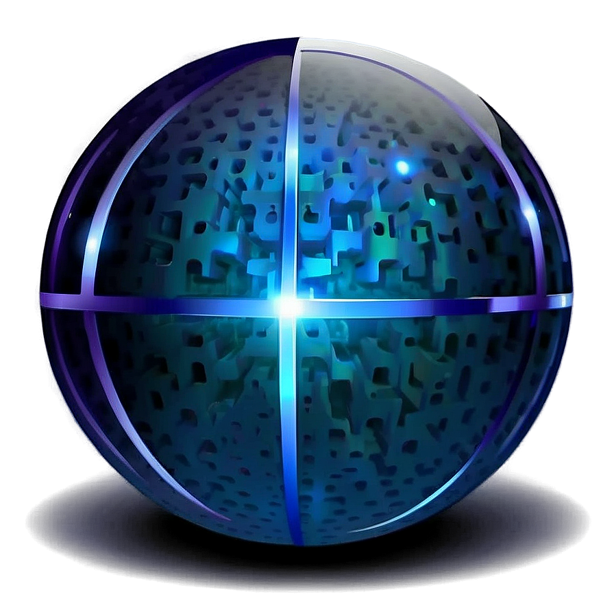 Blue Glow Sphere Png Fhi36