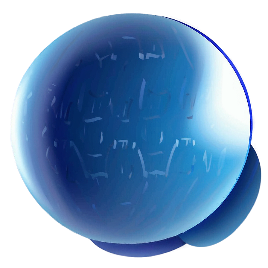 Blue Gradient Sphere Png 06202024