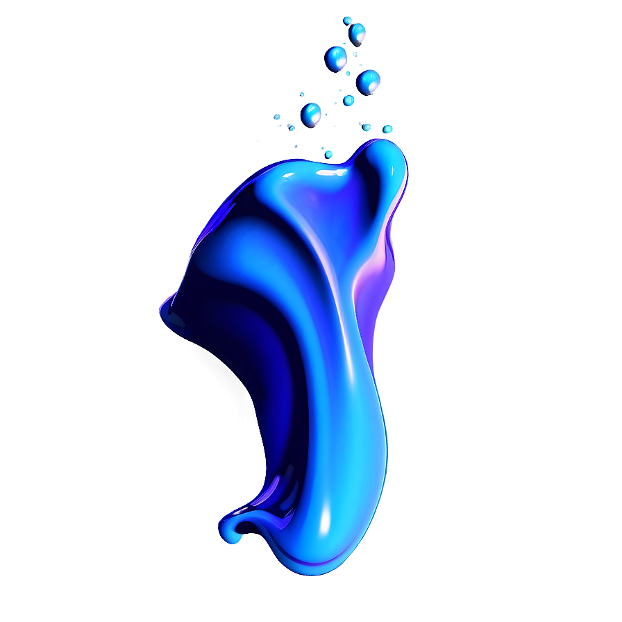 Blue Gradient Splash Png 59