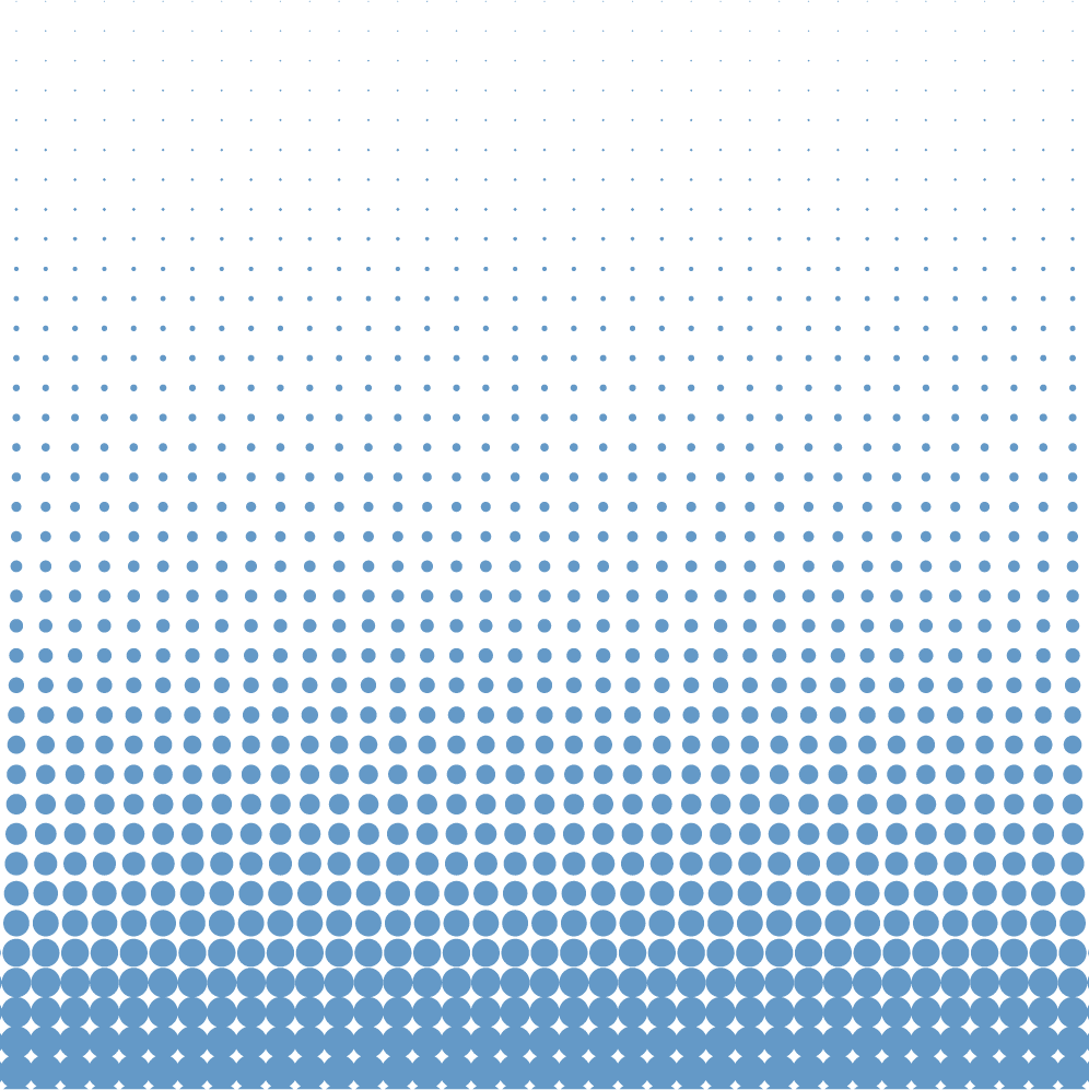 Blue Halftone Gradient Pattern