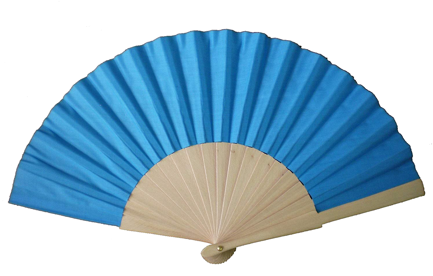 Blue Handheld Folding Fan.png