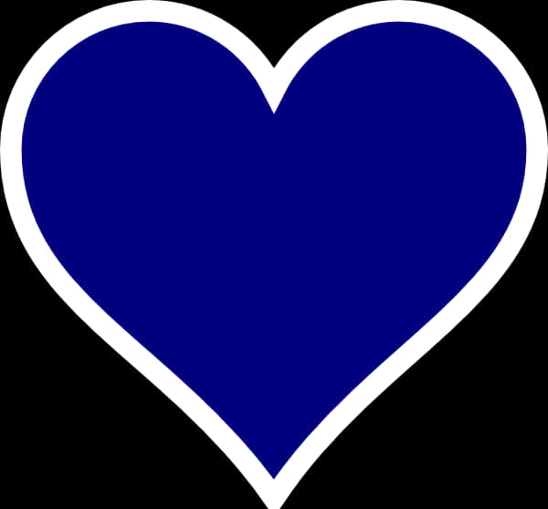 Blue Heart Clipart Outline