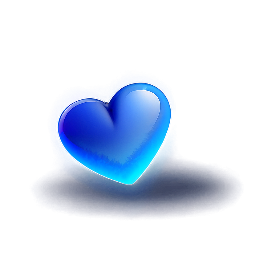 Blue Heart Emoji PNG Image 53 PNG with transparent background