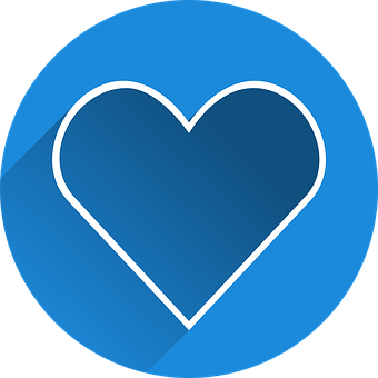 Blue Heart Icon