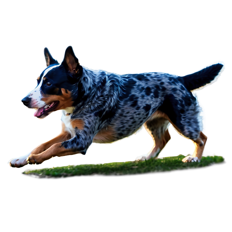 Blue Heeler In Action Png Xgs33