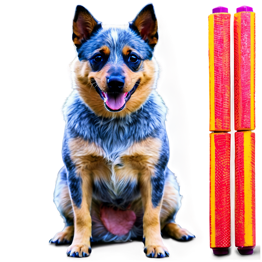 Blue Heeler Training Session Png Dxy