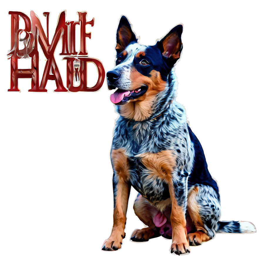 Blue Heeler Waiting Png 48