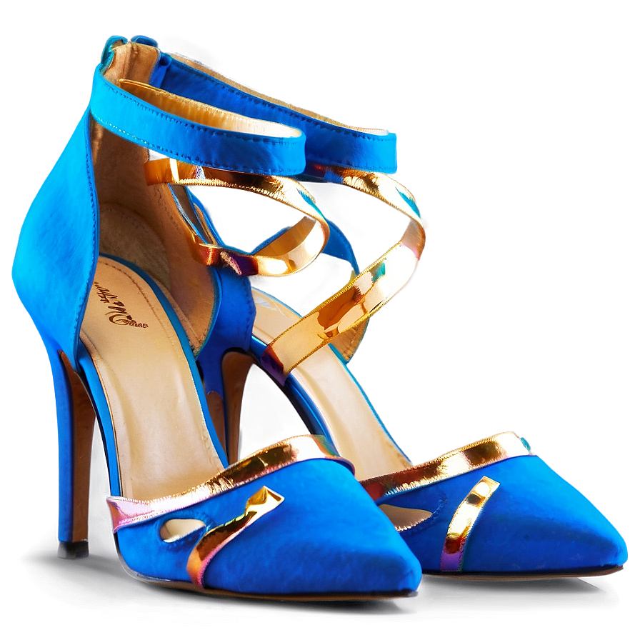 Blue High Heels PNG tde18 PNG with transparent background