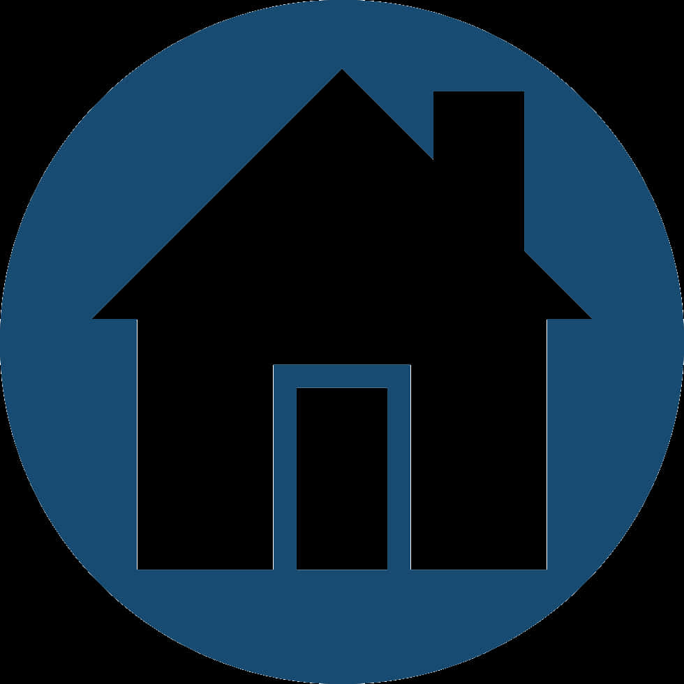 Blue Home Icon