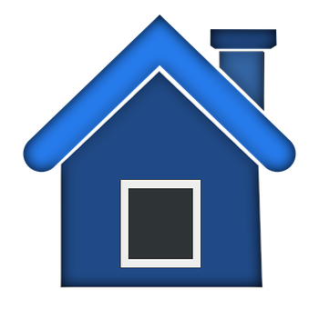 Blue House Icon