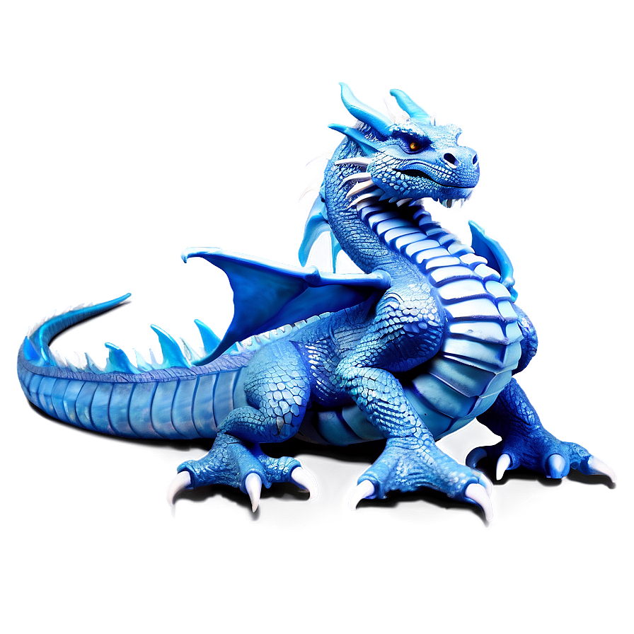 Blue Ice Dragon Png 37