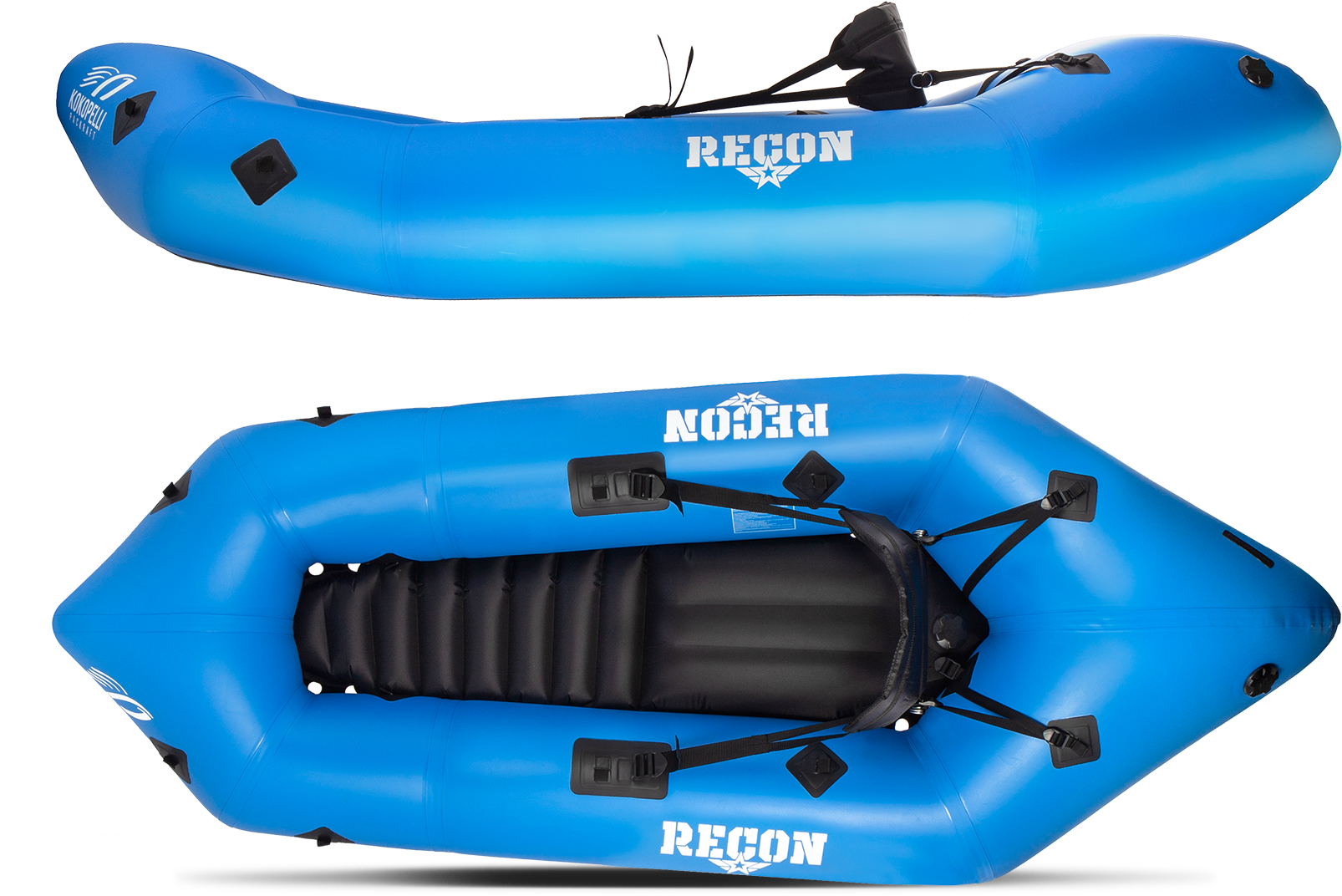 Blue Inflatable Raft Recon Model