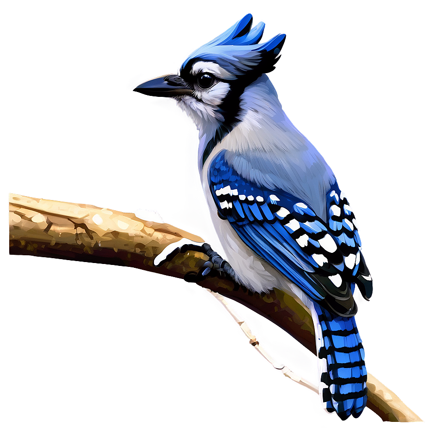 Blue Jay Close-up Png Tie