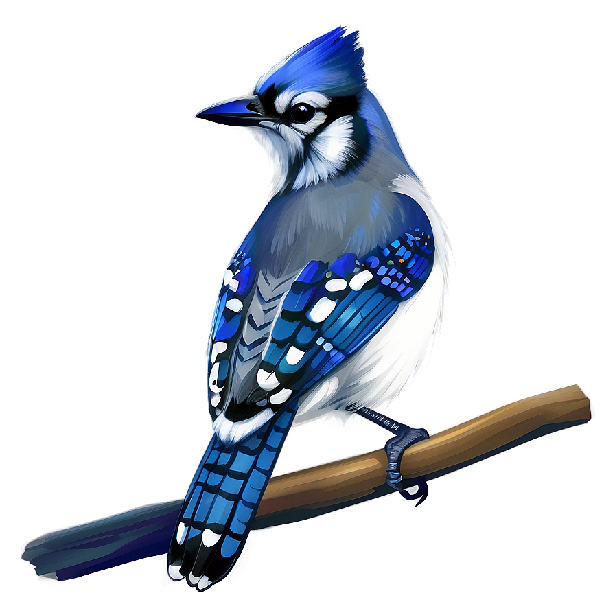 Blue Jay Digital Art Png 06262024