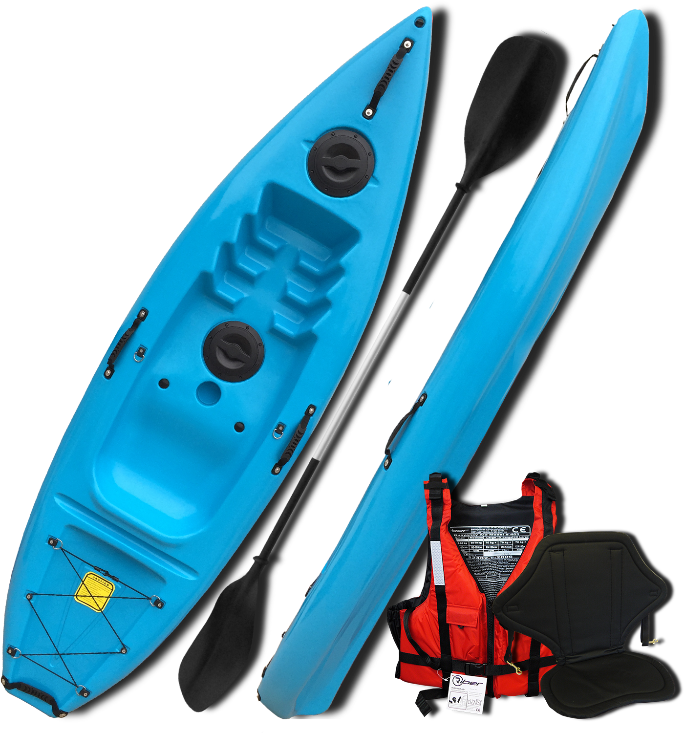 Blue Kayakand Gear Set