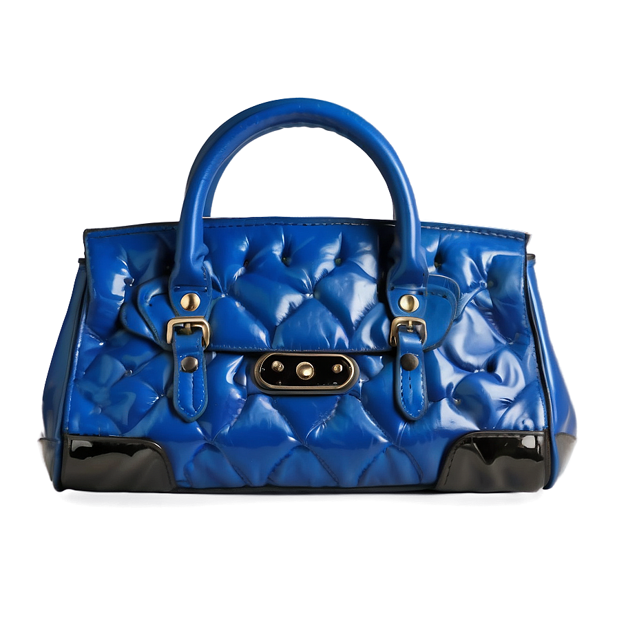 Blue Leather Purse Png Snh34