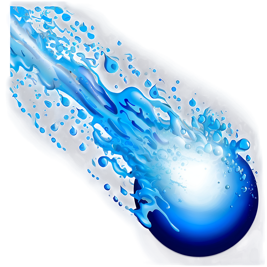 Blue Light Splash PNG 06122024 PNG image with a transparent background, free high-resolution download