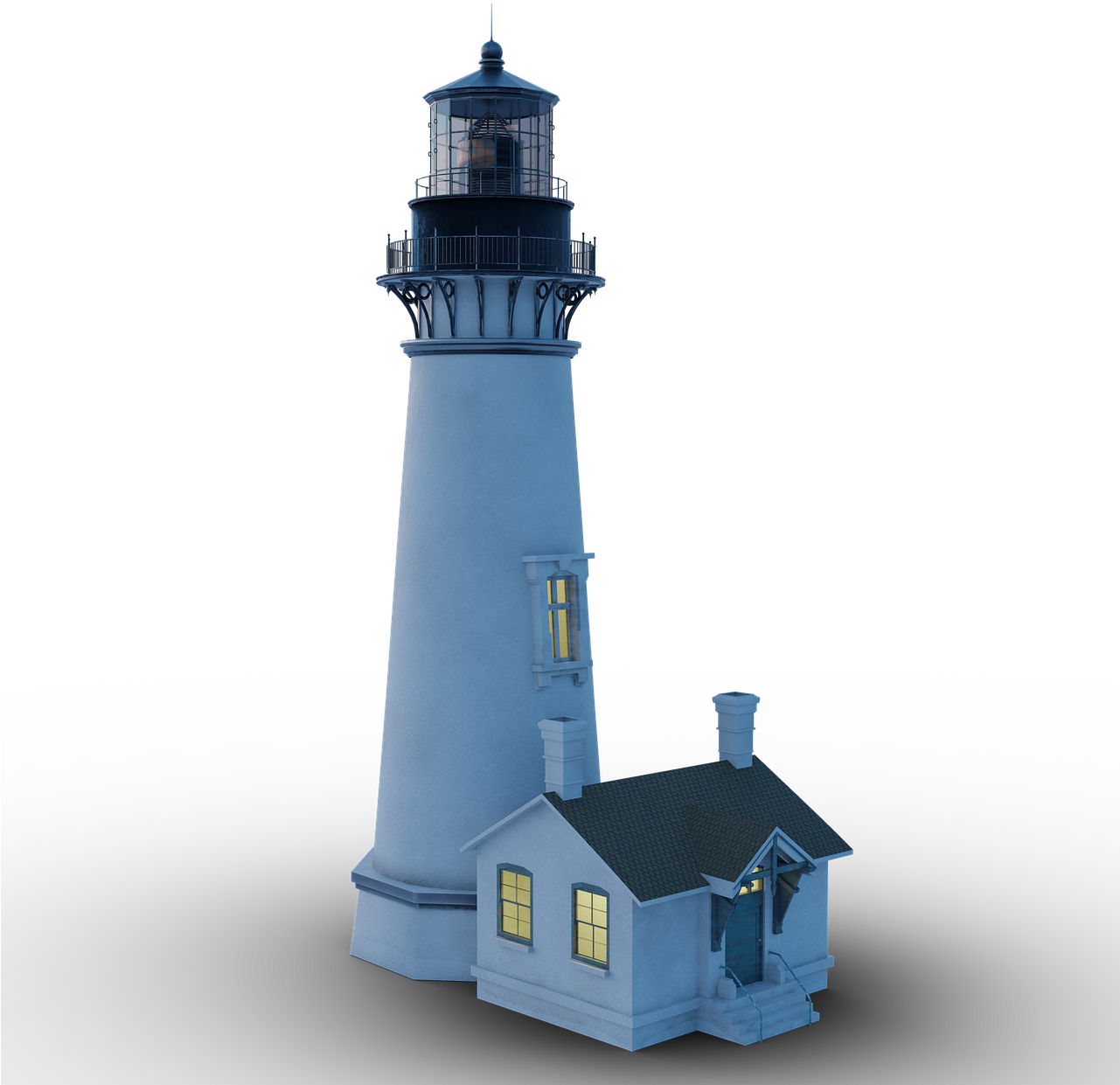 Lighthouse Lighter Sea - Lighthouse Illustration Design Png PNG with transparent background