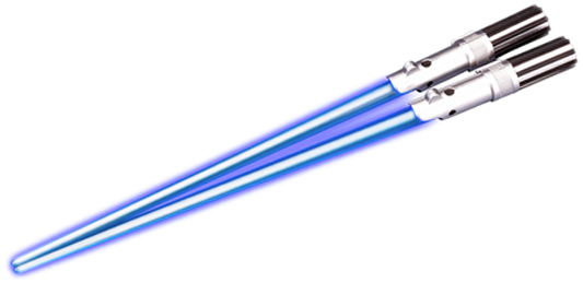 Blue Lightsaber Chopsticks