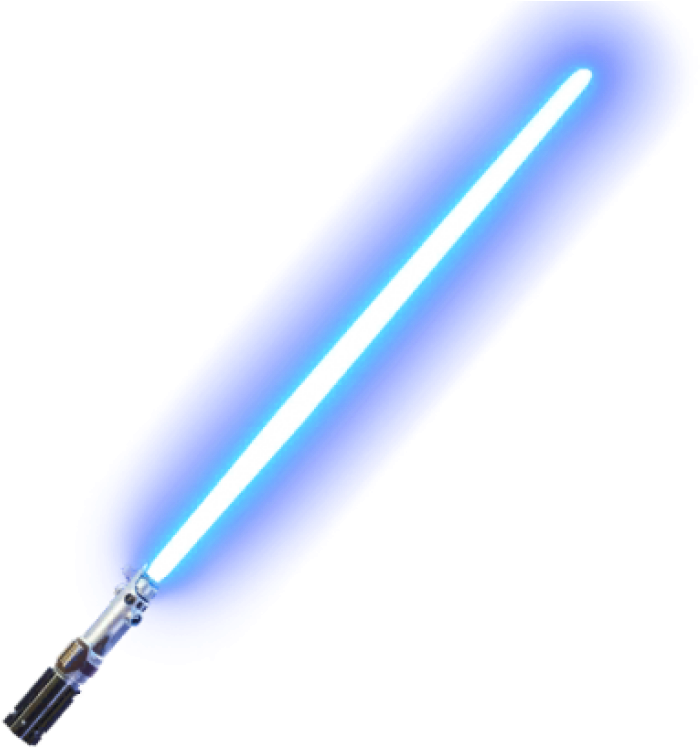 Blue Lightsaber Illuminated