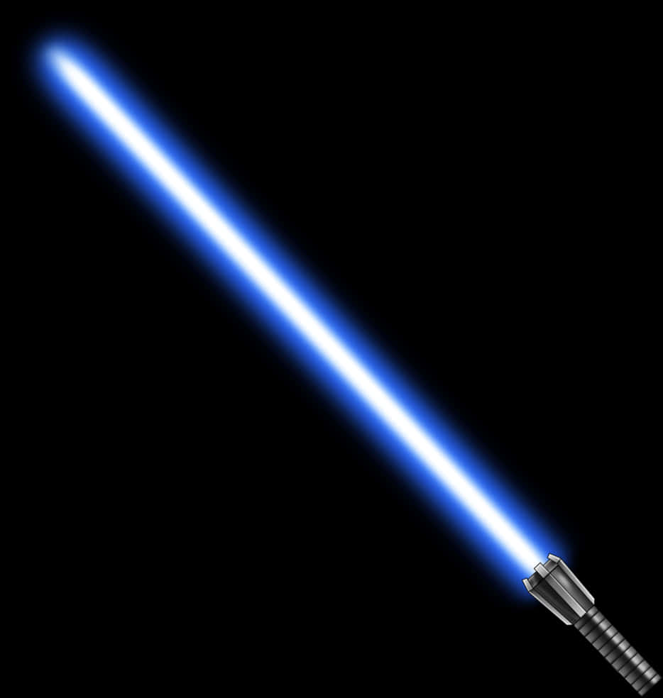 Blue Lightsaber Illuminated