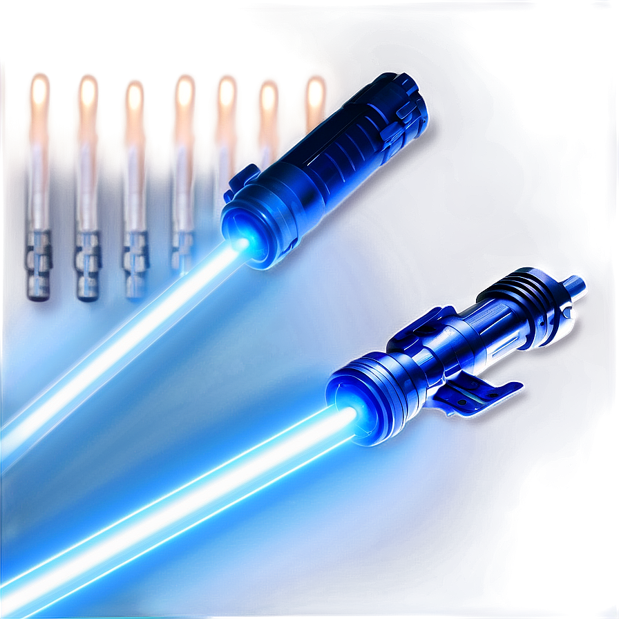 Blue Lightsaber In Darkness Png 06262024