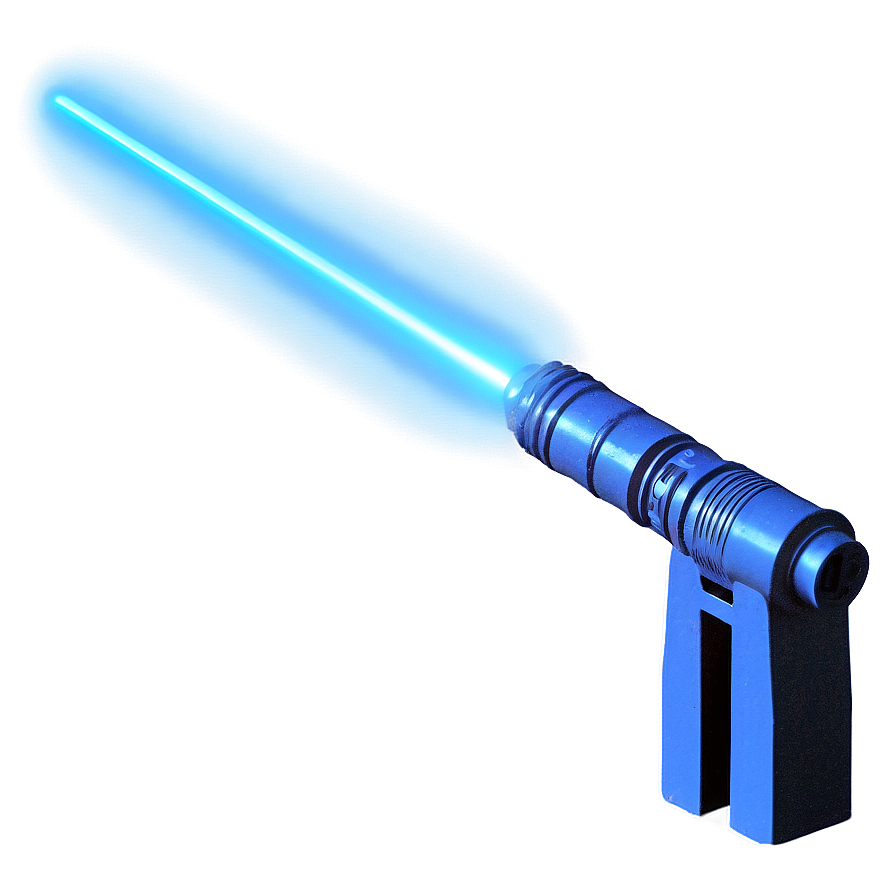 Blue Lightsaber In Darkness Png Vbf25