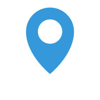 Blue Location Pin Icon