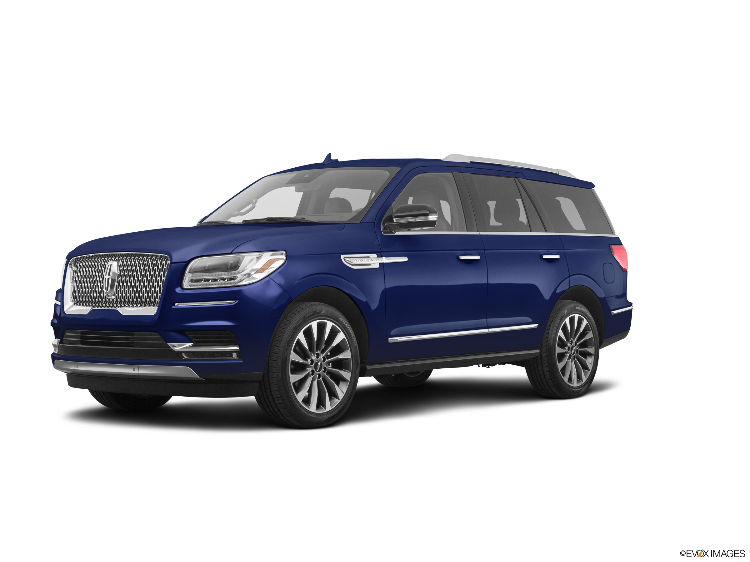 Blue Luxury S U V Side View PNG with transparent background