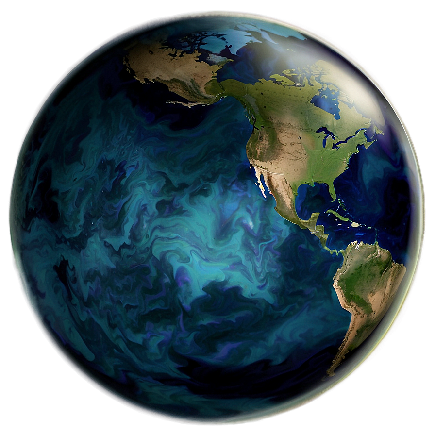 Blue Marble Ball Png Mvg65