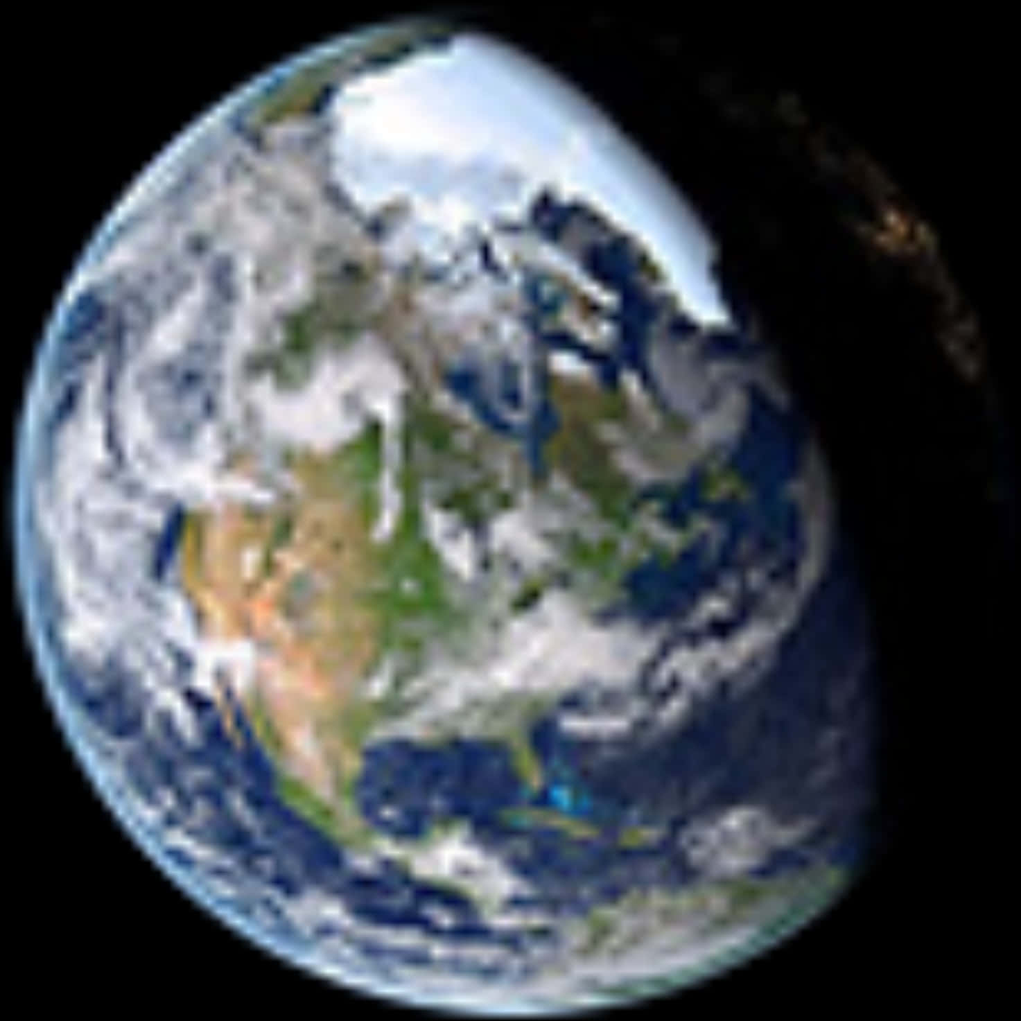 Blue Marble Earth View