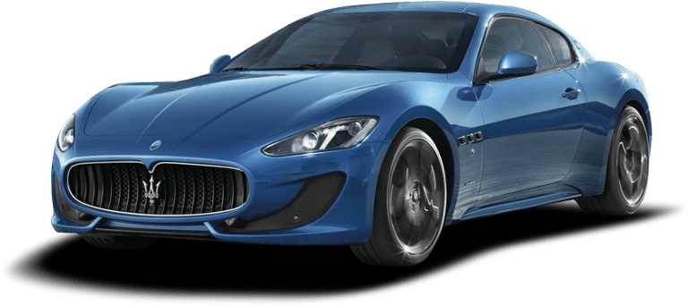 Blue Maserati Gran Turismo Sport Coupe