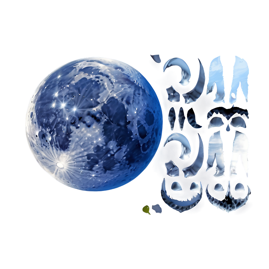 Blue Moon Transparent PNG 30 PNG image with a transparent background, free high-resolution download
