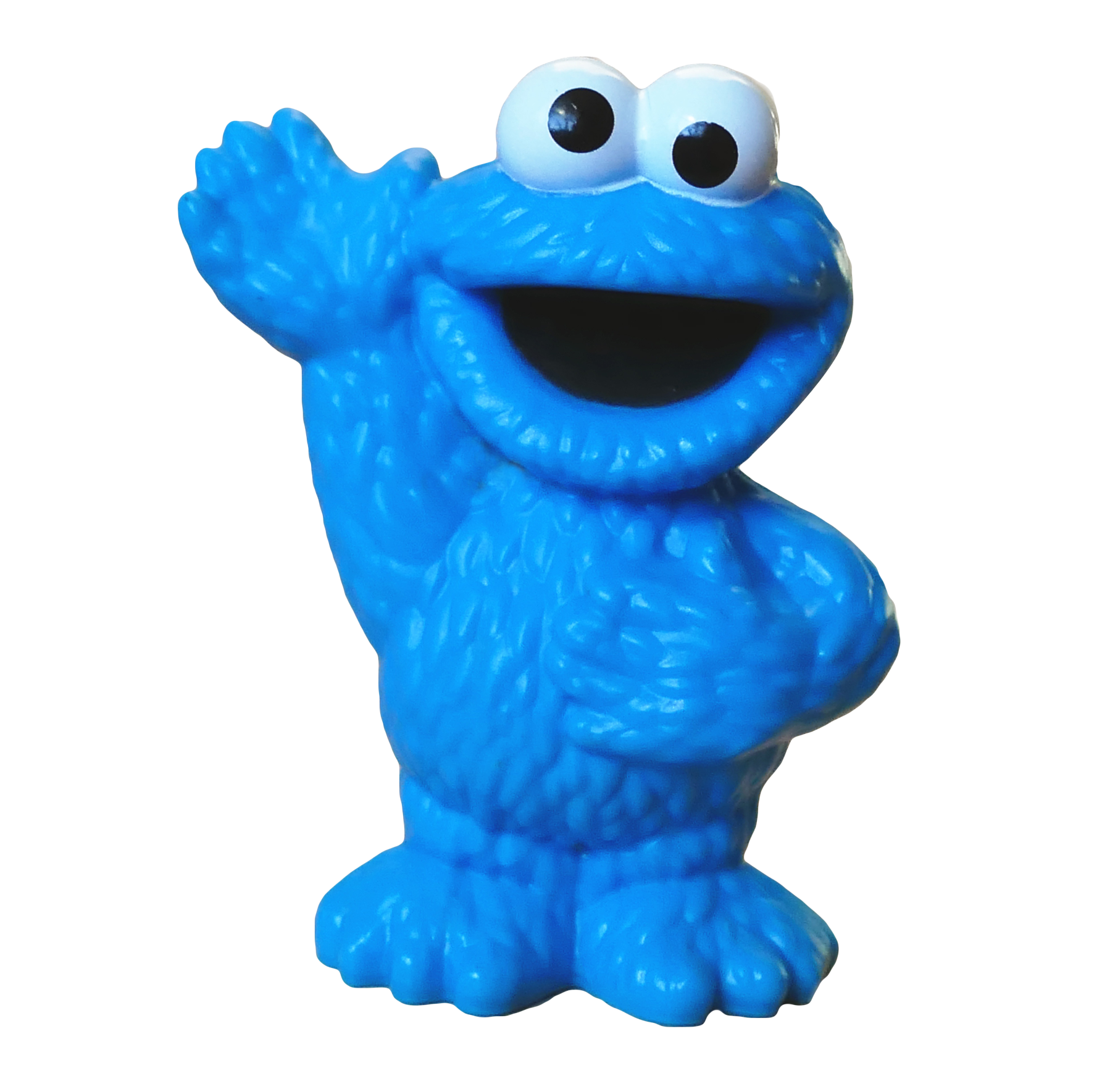 Happy Cookie Monster PNG with transparent background