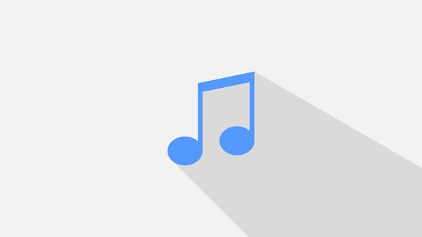 Blue Music Note Icon