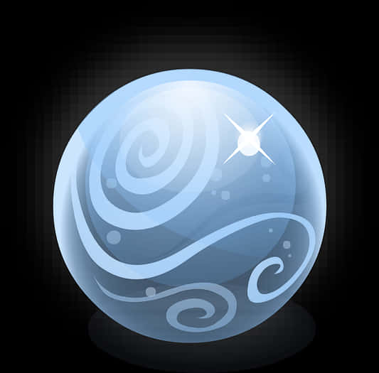 Marble, Ball, Sphere, Glass, Circle, Shiny, Bubble - Clear Blue Marble Ball Png, Transparent Png PNG with transparent background