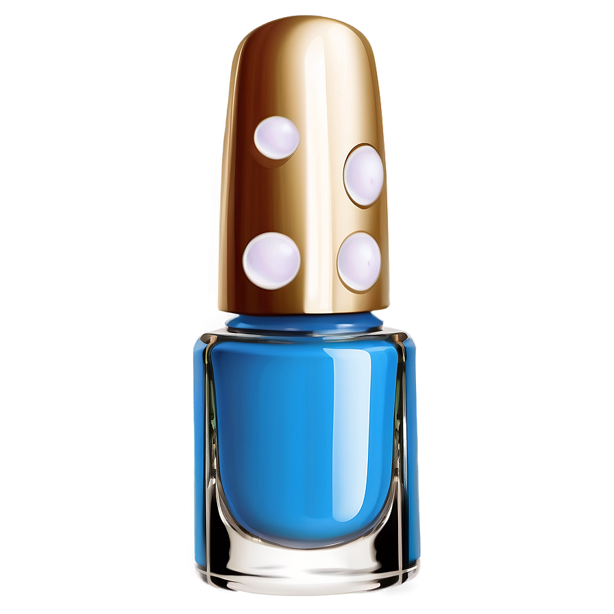 Blue Nail Polish Bottle Png Err59