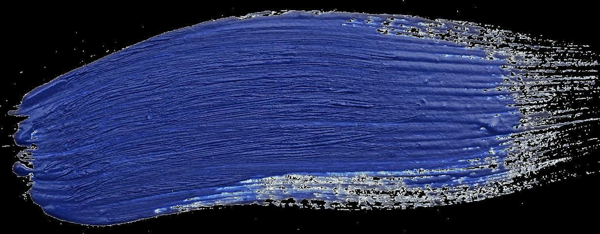 Blue Paint Brush Stroke Texture PNG image with a transparent background, free high-resolution download