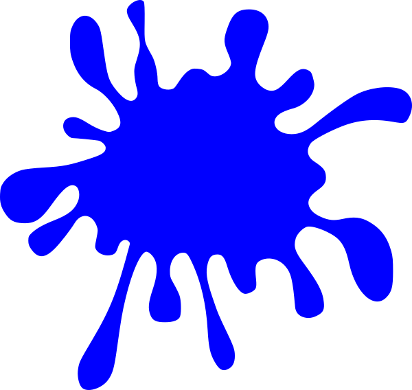 Transparent Blue Splatter Png - Blue Paint Splatter Clip Art, Png Download PNG image with a transparent background, free high-resolution download