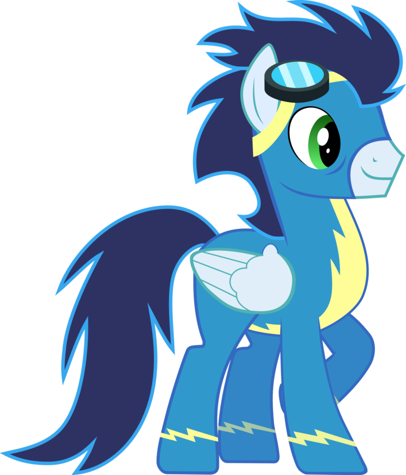 Blue Pegasus Pony Vector