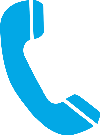 Blue Phone Receiver Icon