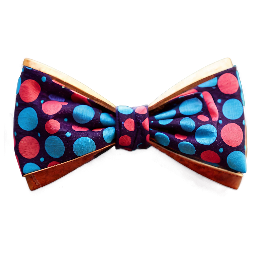 Blue Polka Dot Bow Tie PNG 05252024 PNG image with a transparent background, free high-resolution download