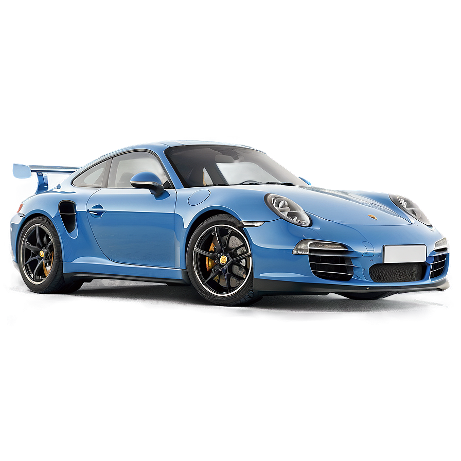 Blue Porsche Png 05062024